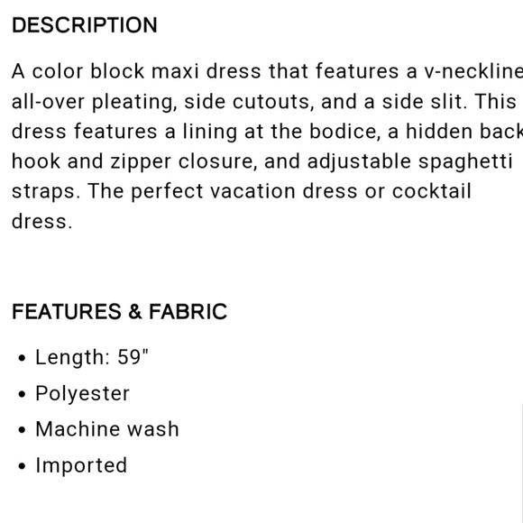 Express Black and white pleated gown - Picture 4 of 6